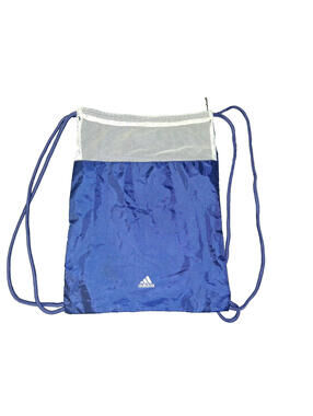 Adidas Drawstring Bag Sack Back Pack Athletic Gym Workout Carry School Nylon